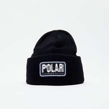 Polar Skate Co Earthquake Merino Beanie - Black