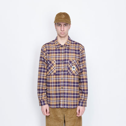 Polar Skate Co - Flannel Shirt (Plum)