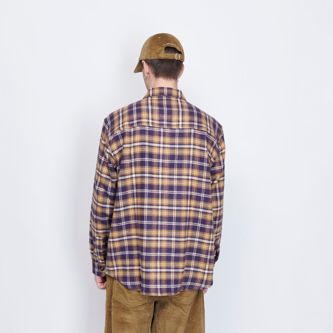 Polar Skate Co - Flannel Shirt (Plum)