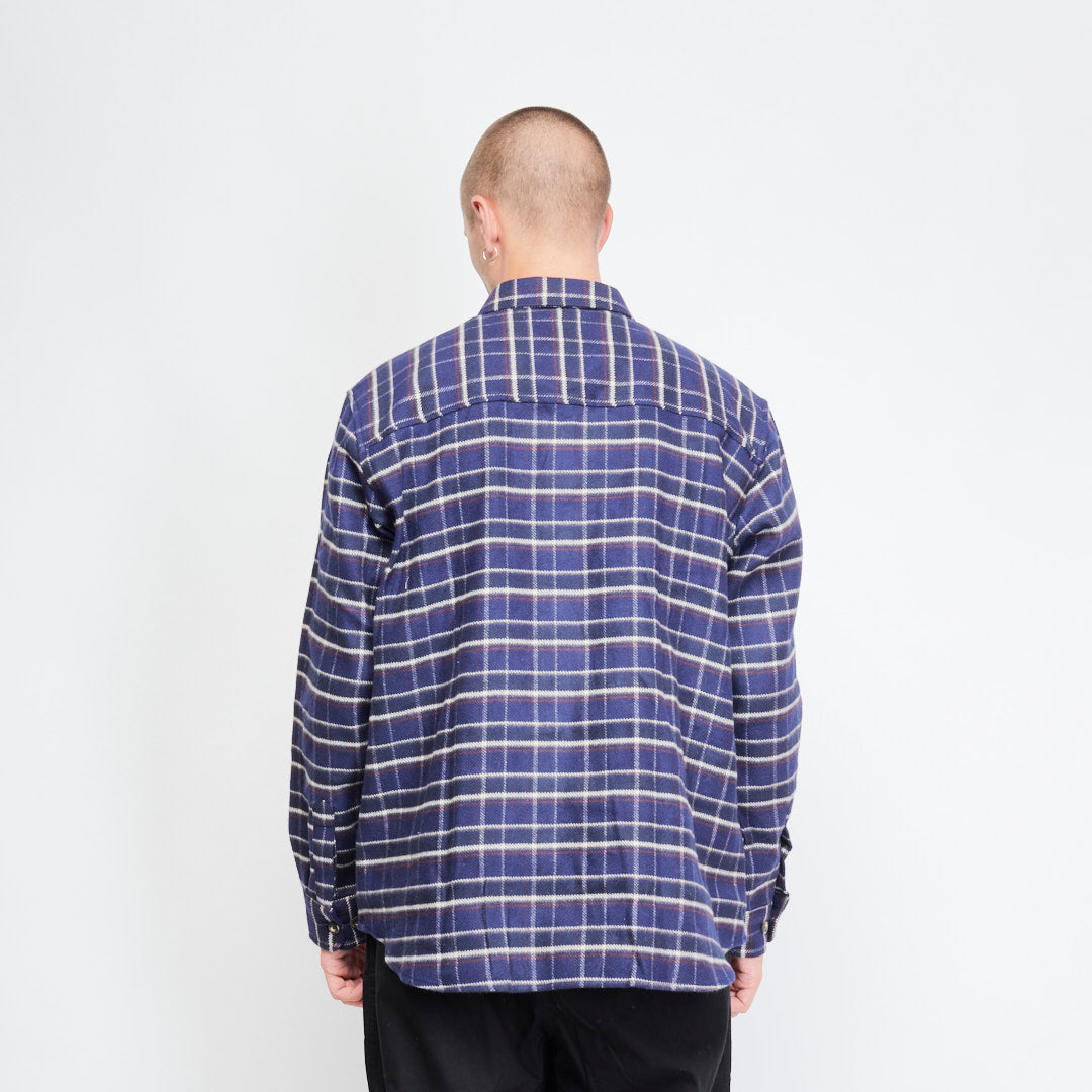 Polar Skate Co - Flannel Shirt (Rich Navy)