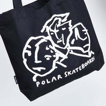 Polar Skate Co - Lunch Doodle Tote Bag (Black)