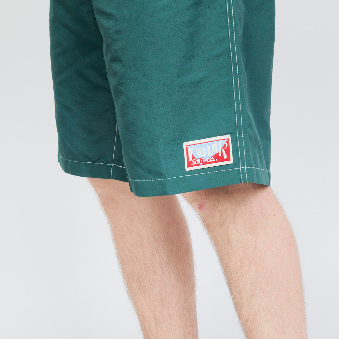 Polar Skate Co - Spiral Swim Shorts (Dark Green)