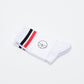 Polar Skate Co Stripe Socks - White / Black / Red