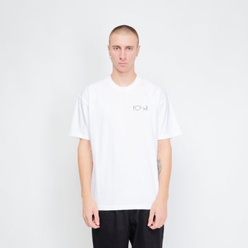 Polar Skate Co - Stroke Logo Tee (White)