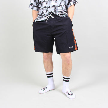 Polar Skate Co Square Stripe City Swim Shorts Black