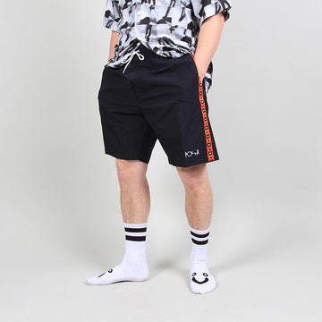 Polar Skate Co Square Stripe City Swim Shorts Black