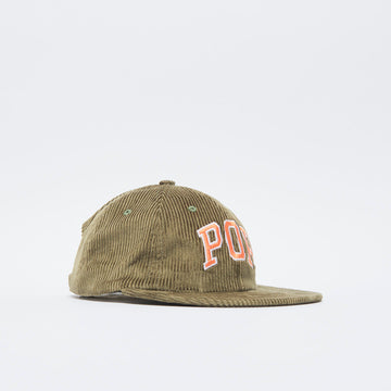 Pop Trading Company - Arch Sixpanel Hat (Olivine minicord)