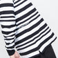 Pop Trading Company - Big P Striped Longsleeve T-shirt (Black/White)