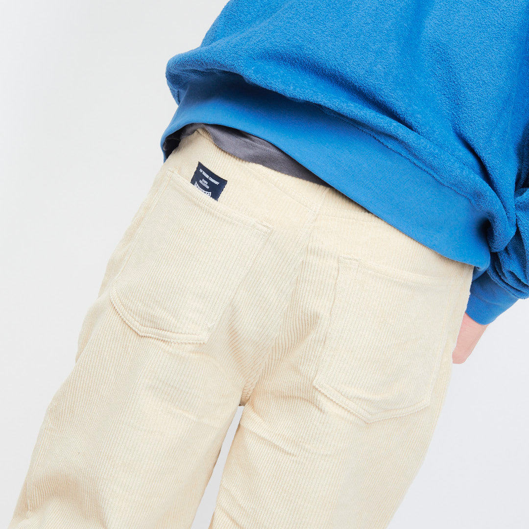 Pop Trading Company - Drs Corduroy Pant (White Pepper)
