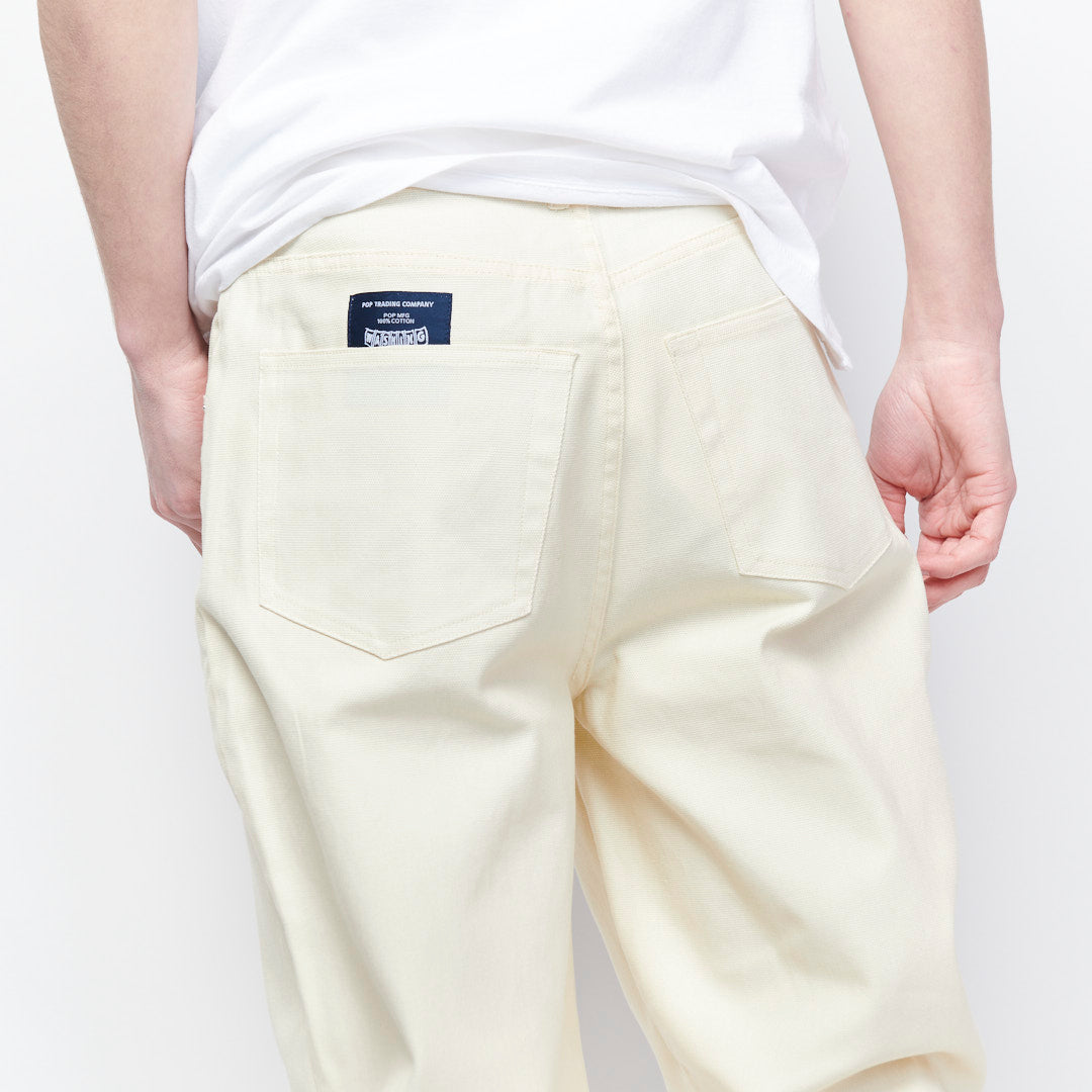 Pop Trading Company - Drs Pant (Off White Canvas)