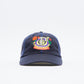 Pop Trading Company - Floral Crest Sixpanel Hat (Navy Wool)