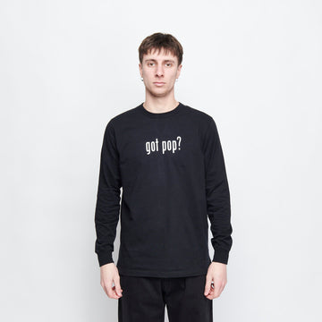 Pop Trading Company - Got PoP Longsleeve Tee (Black)