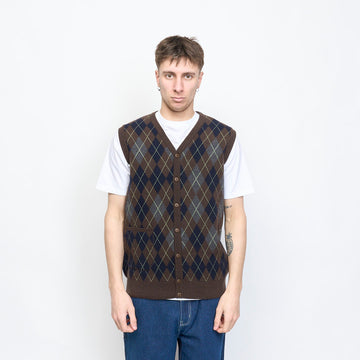 Pop Trading Company - Knitted Cardigan Vest (Delicioso)