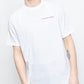 Pop Trading Company - Logo T-shirt (White/Raspberry)