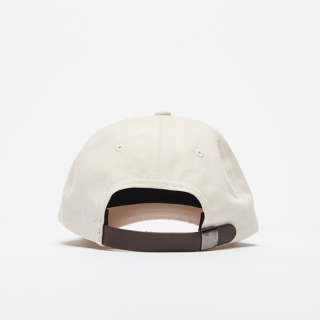 Pop Trading Company - O Sixpanel Hat (Off White/Navy)