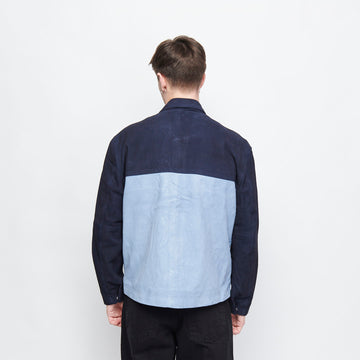 Pop Trading Company - Suede Jacket (Navy/Blue Shadow)