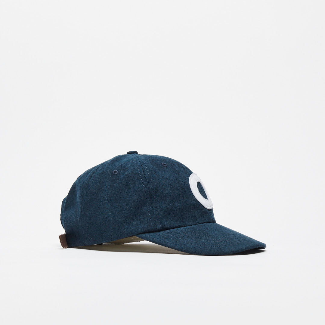 Pop Trading Company - Suede O Sixpanel Hat (Navy)