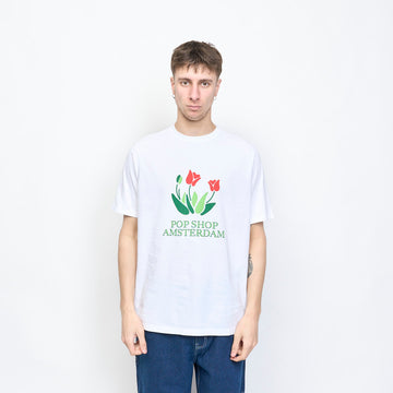 Pop Trading Company - Tulip T-Shirt (White)