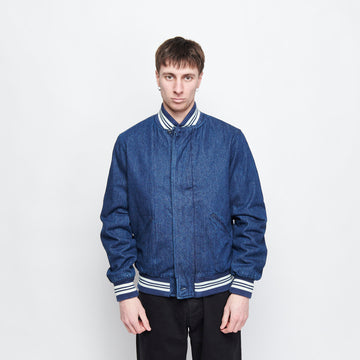 Pop Trading Company - Varsity Jacket  (Denim)