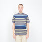 Pop Trading Company - stripe Pocket t-shirt (Navy)