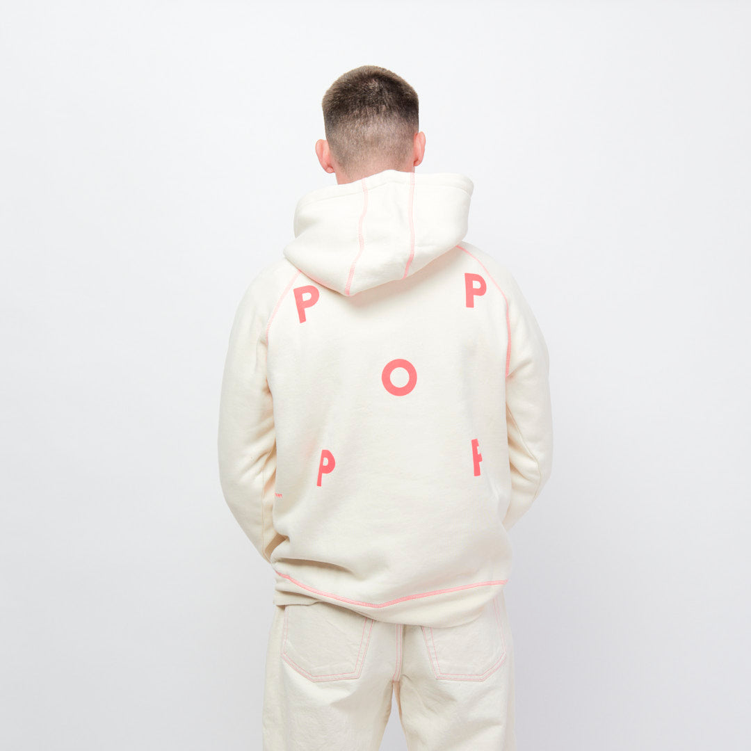 Pop Trading Company x Lex Pott - Hooded Sweater (Natural White)