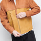 Pop Trading Company - Suede Jacket (Brown)