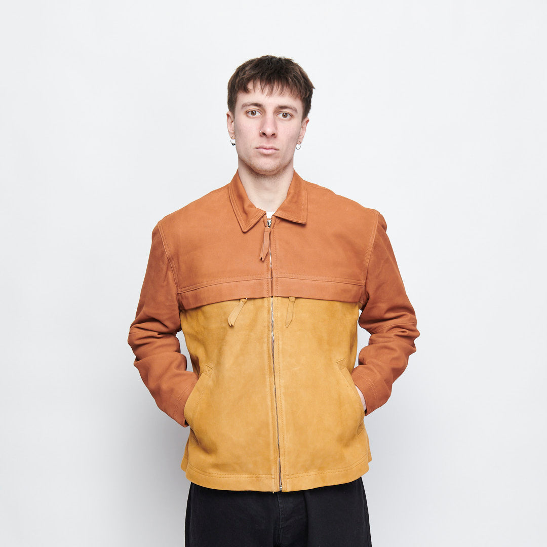 Pop Trading Company - Suede Jacket (Brown)