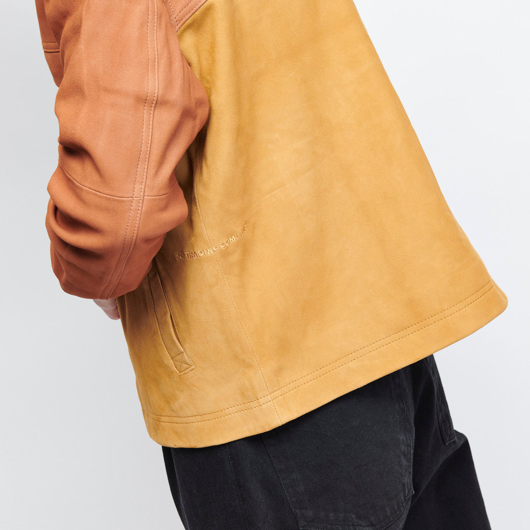 Pop Trading Company - Suede Jacket (Brown)