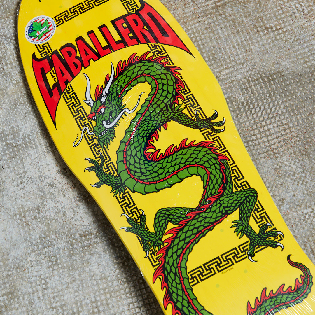 Powell Peralta Deck Reissue Cab Chin Dragon (Yellow)