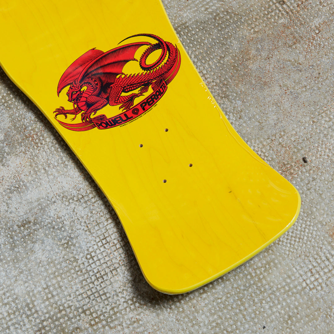 Powell Peralta Deck Reissue Cab Chin Dragon (Yellow)