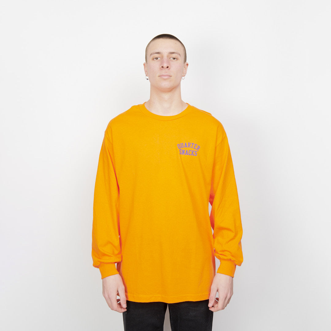 Quartersnacks Snackman Longsleeve Tee - Orange