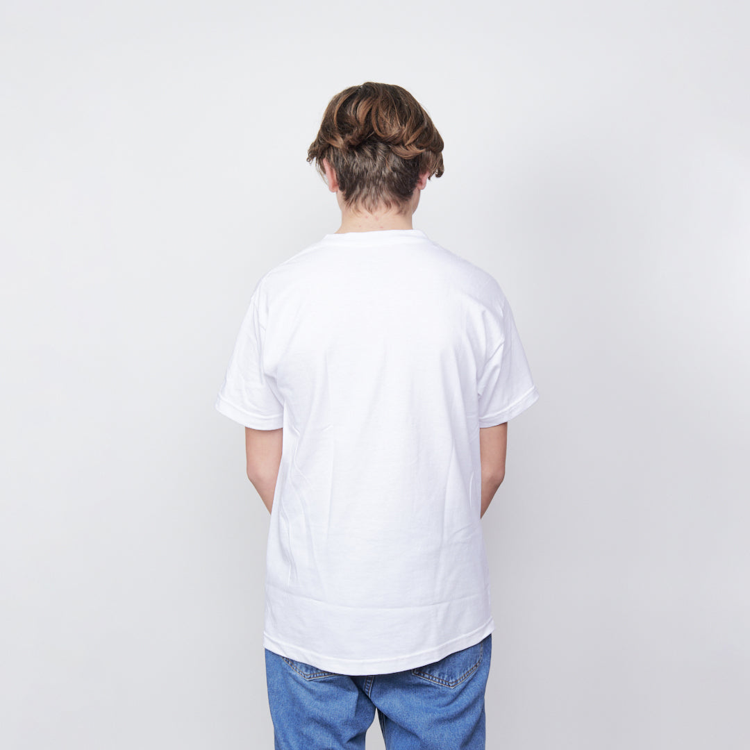 Quartersnacks Winter 2021 Airbrush Short Sleeve Tee - White