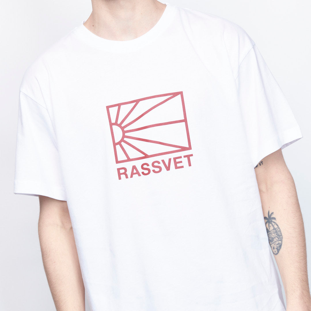 Rassvet - Men Big Logo T-Shirt (White)