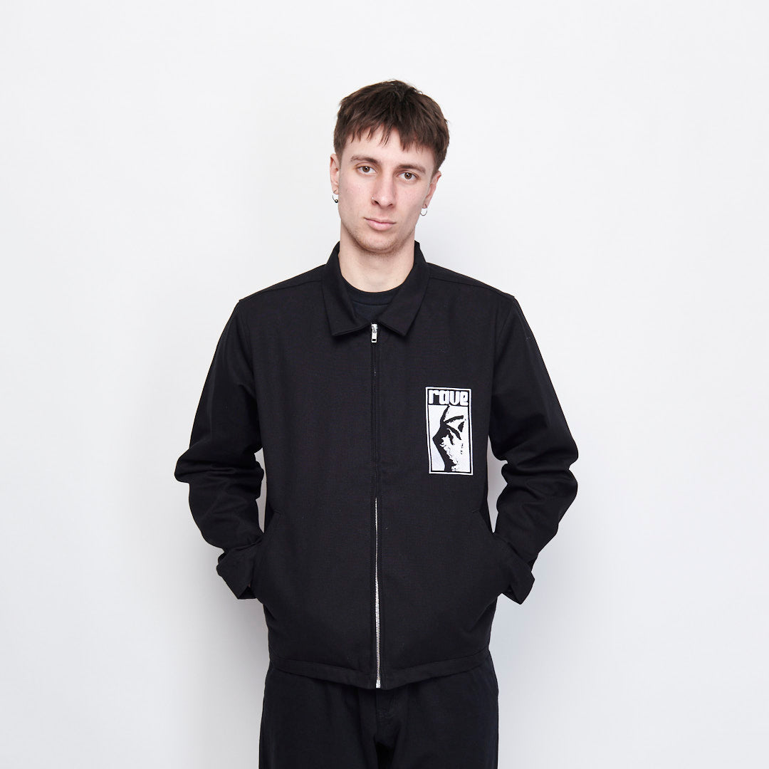 Rave Skateboards - Snap Jacket (Black) – MILK STORE