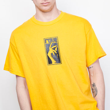 Rave Skateboards - Snap Tee (Gold)