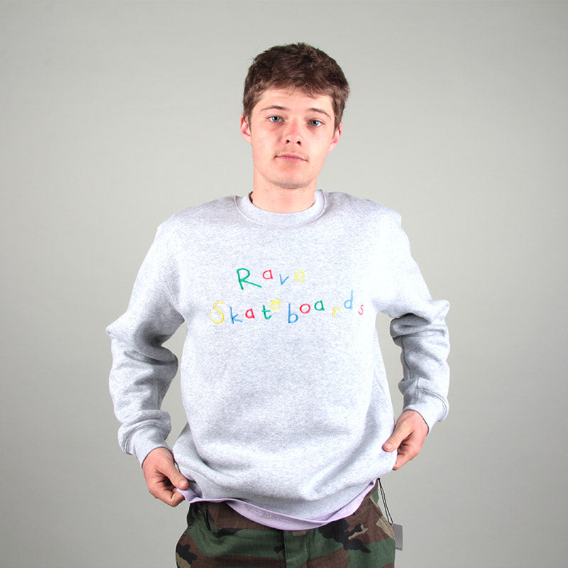 Rave Skateboards Recess Crewneck Sport Grey