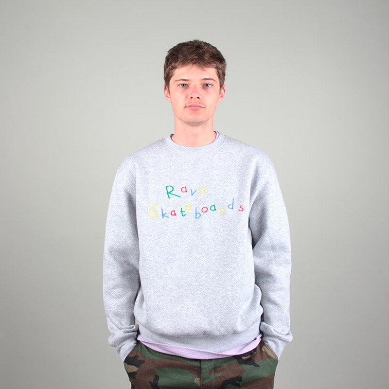 Rave Skateboards Recess Crewneck Sport Grey