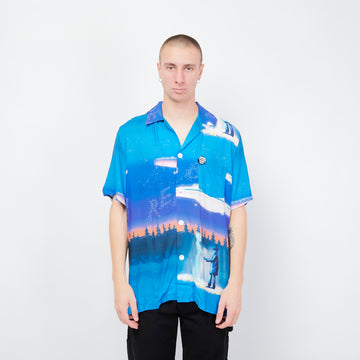 Real Bad Man - Interplanetary Vacation S/S Shirt (Blue)