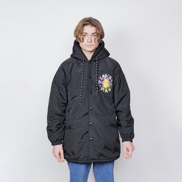 Real Bad Man Dotted RBM Stadium Jacket - Black