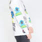 Real Bad Man - Hardcore Sci Fi  LS Tee  (White)