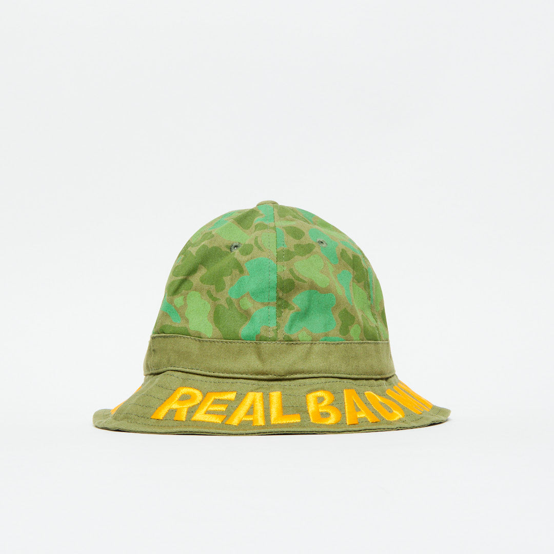 Real Bad Man - Lost Hiker Bucket Hat (Green Camo)