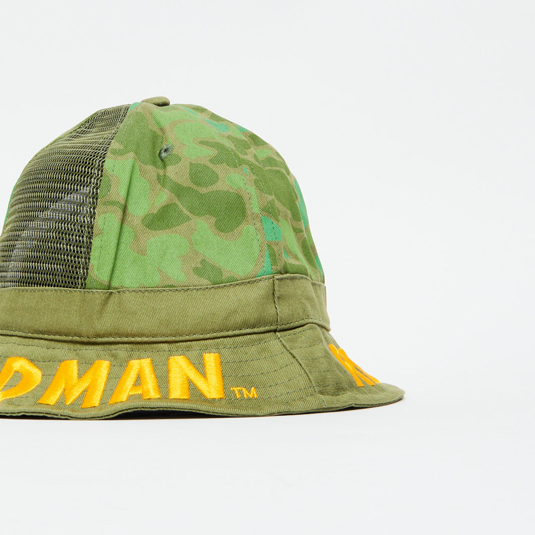 Real Bad Man - Lost Hiker Bucket Hat (Green Camo)