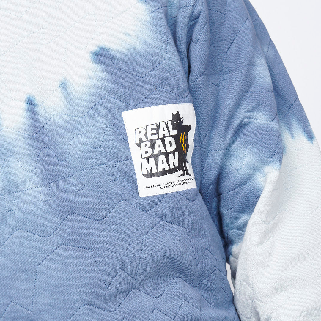 Real Bad Man - RBM Quilted Fleece Crew (Slate)