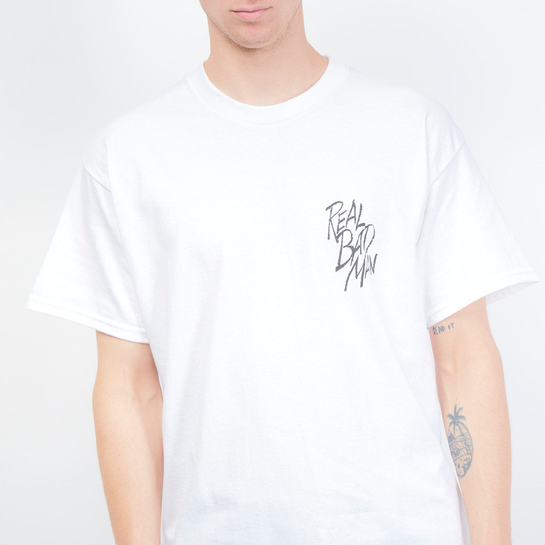 Real Bad Man - Smoke Screen SS Tee (White)