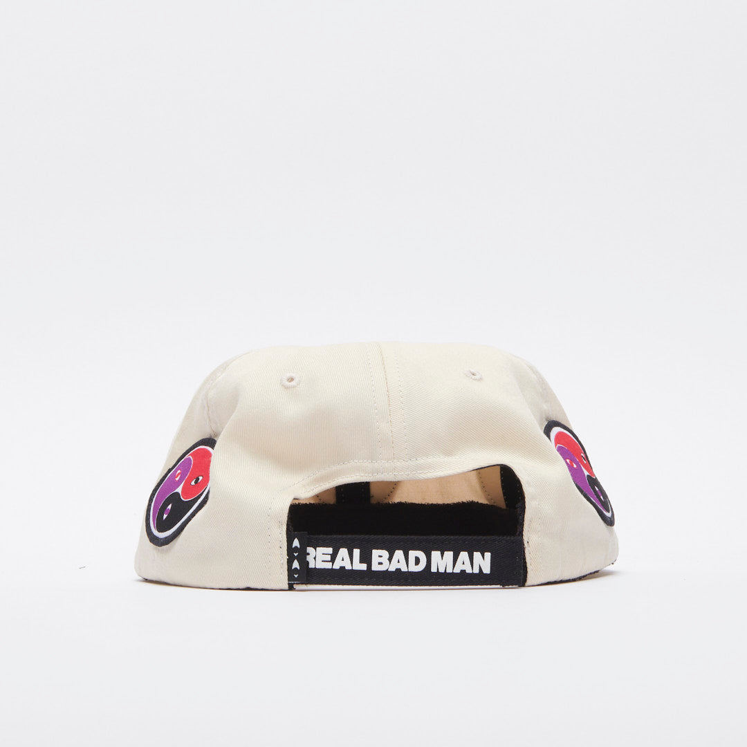 Real Bad Man - Three Way Patch Cap (Natural)