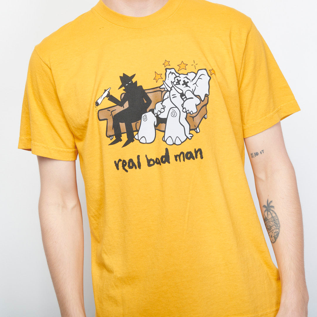 Real Bad Man - Zonked Friends SS Tee (Down Brown)