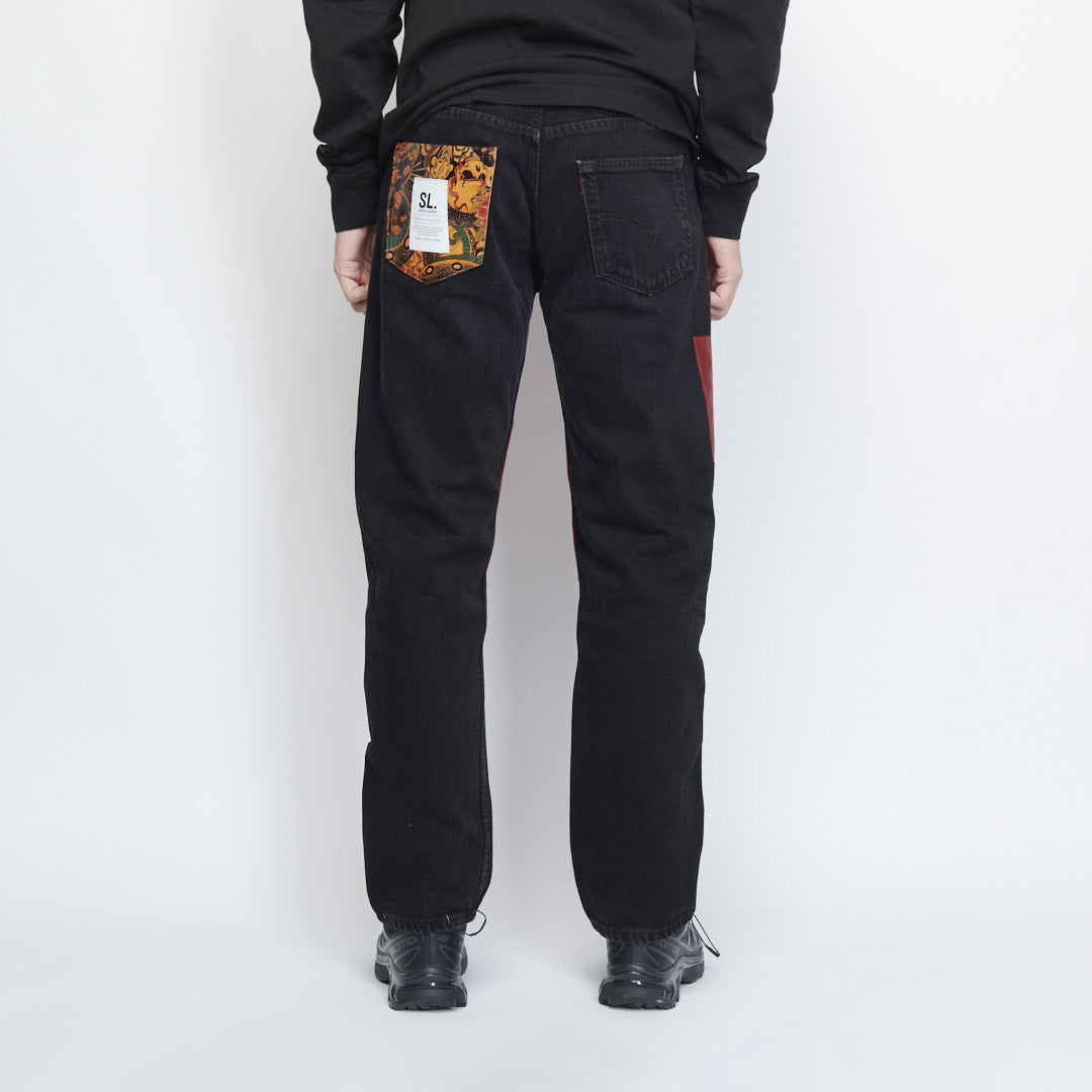 SL Supply - Jeans Leather Patch (Black)