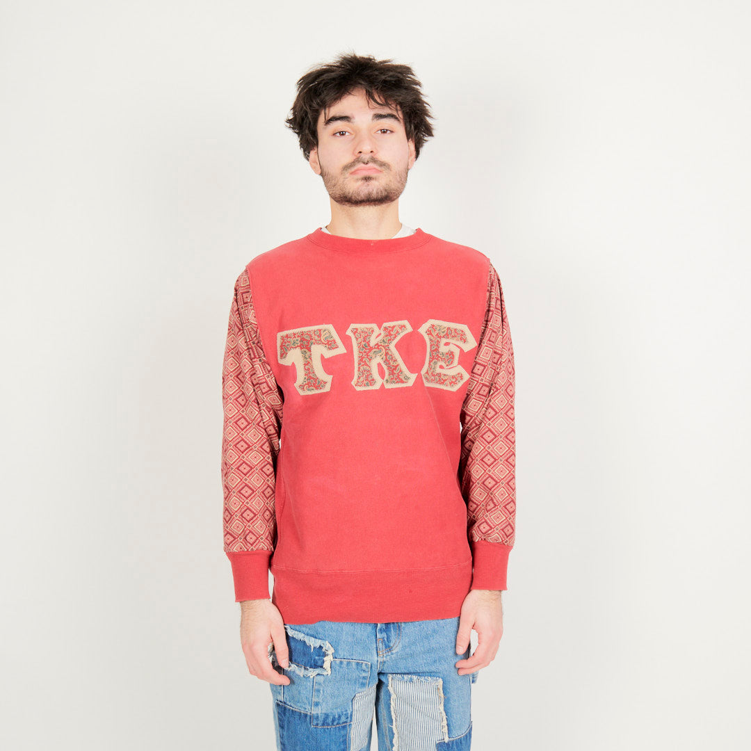 SL Supply Upcycled Sweater Crew  - Red