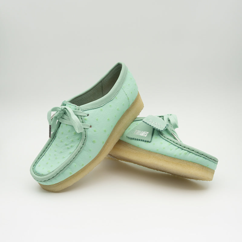 Clarks Originals Wallabee Mint Ostrich