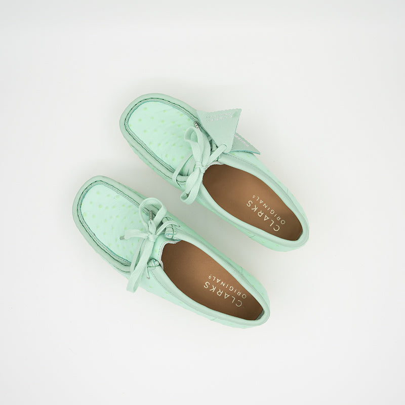 Clarks Originals Wallabee Mint Ostrich